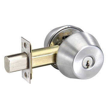 Accentra (Yale) D211 Single Cylinder Grade 2 Deadbolt, 2-3/8" Backset, 2-1/4" x 1" Face